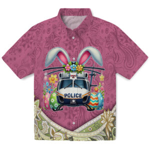 Easter Bunny Police Hawaiian Shirt