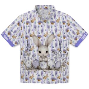 Lavender Bunny Custom Hawaiian Shirt